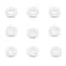 12 Pack: White PVC Rondelle Spacer Heishi Beads, 5.8mm by Bead Landing™